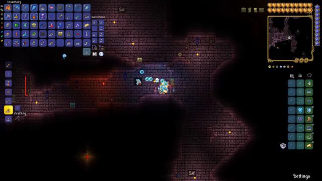 Guide To Terraria Part 34 - Combine Accessories to make the Frozen Shield + Anhk Shield + GPS + Rek смотреть онлайн