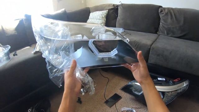 BMW E60 CUSTOM HEADLIGHTS + DEAMON EYES (DIY)