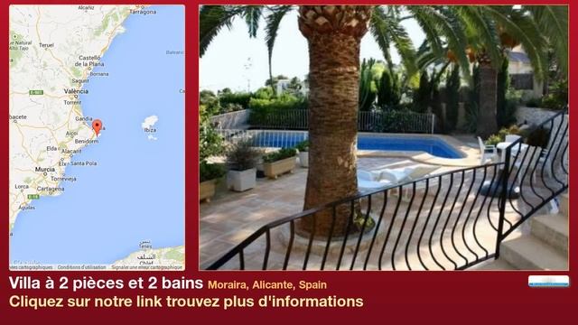 Villa à 2 pièces et 2 bains à vendre à Moraira, Alicante, Spain смотреть онлайн