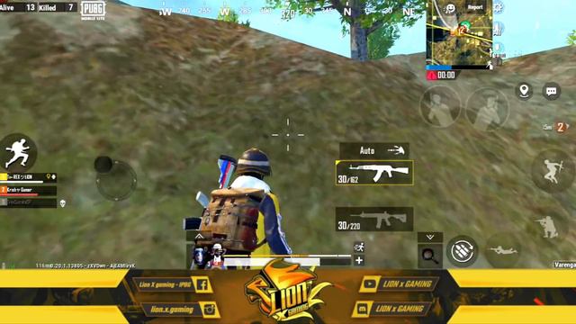 New Wanderer M416 Max Out | Intense Fight In Last Zone | PUBG Mobile Lite Gameplay - LION X GAMING