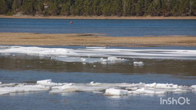 Ледоход на Мане (начало). Устье Маны смотреть онлайн