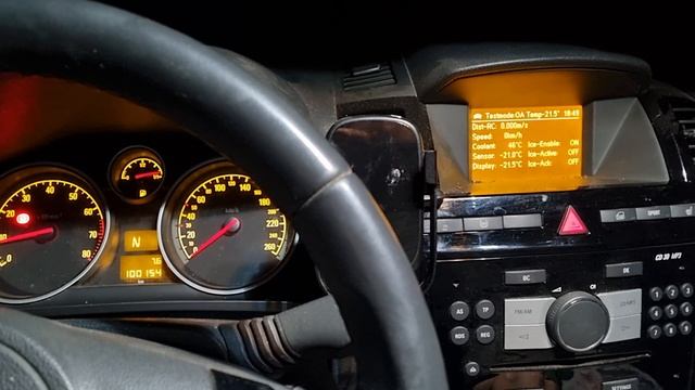 Как посмотреть температуру охлаждающей жидкости (ОЖ) на автомобилях Opel Zafira B / Astra H смотреть онлайн