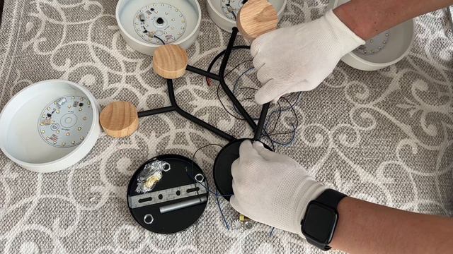 Подробная инструкция по сборке светодиодной люстры смотреть онлайн