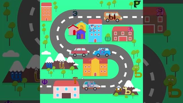 Городок букв. Учим буквы. Развивающий мультик для детей. смотреть онлайн