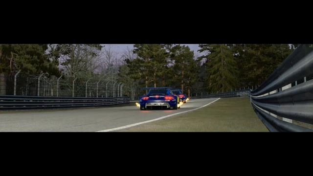 AMS 2 Nürburgring Ring dusk to dark time increases to show day to night over one lap Outside View смотреть онлайн