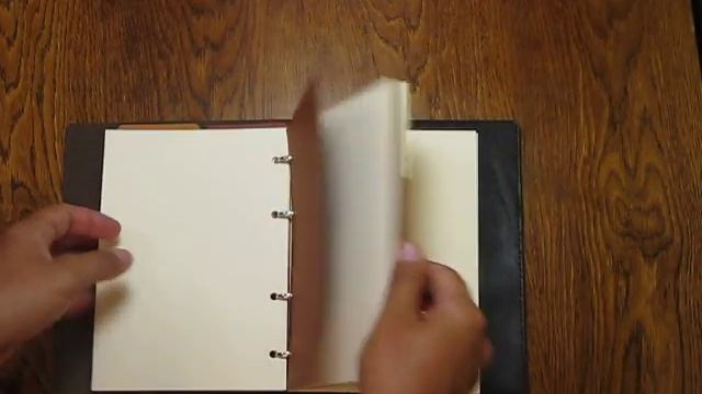 Кожаный блокнот на кольцах смотреть онлайн