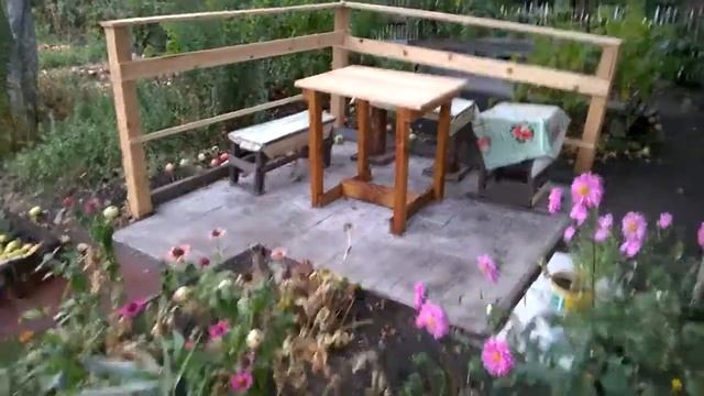 Веранда своими руками. Выпуск 14. Завершение веранды и зона отдыха.