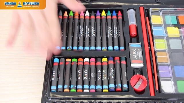 Переносной детский набор для рисования (80 предметов), ALEX смотреть онлайн