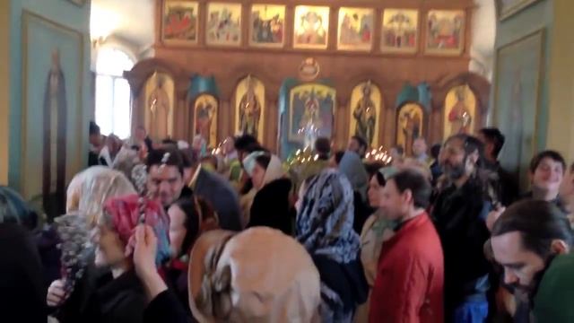 Вербное Воскресенье в храме св вмц Екатерины 2013 смотреть онлайн