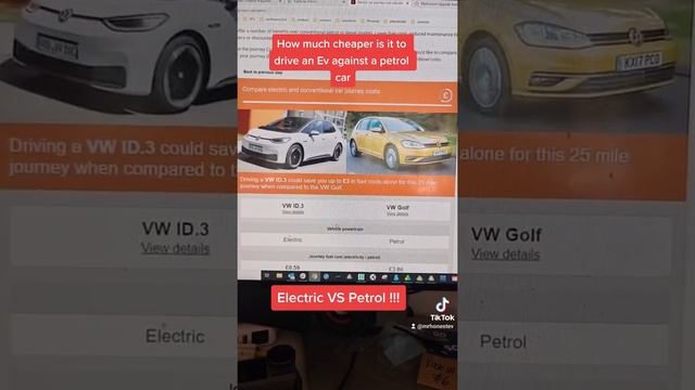 Are electric cars cheaper to run ? Vw id.3 vs Vw golf petrol смотреть онлайн