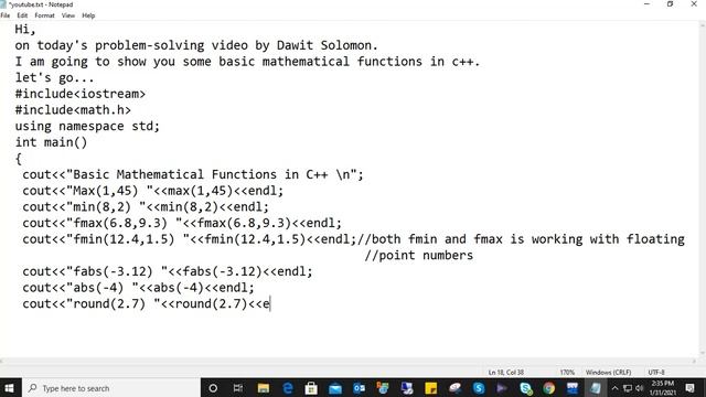 Maths Functions смотреть онлайн
