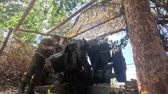 Боевая работа расчетов Д-30 ГрВ Запад смотреть онлайн