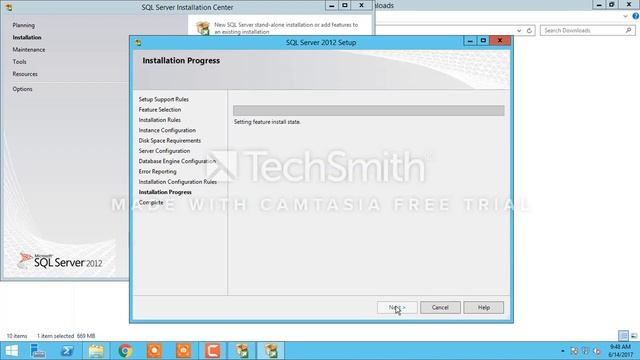 Part 3 - CA SSO r12.7 Installation - Install MSSQLServer 2012 Express Database смотреть онлайн