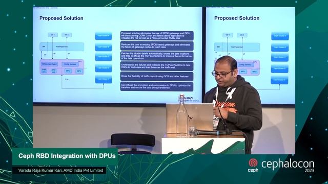 Ceph RBD Integration with DPUs - Varada Raja Kumar Kari, AMD India Pvt Limited смотреть онлайн