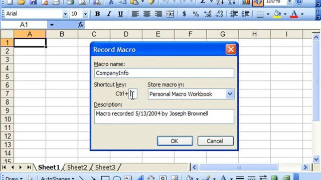 Excel 2003 Tutorial Recording Macros Microsoft Training Lesson 33.1 смотреть онлайн