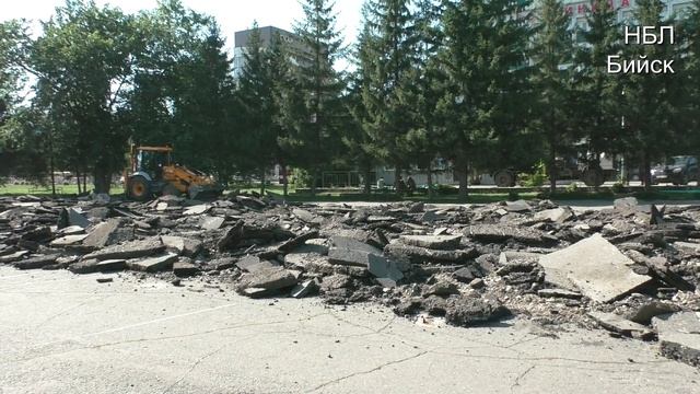 Капитальный ремонт бульвара Петра Первого 8.08.18 г. смотреть онлайн