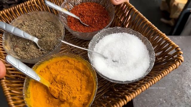 ORGANIC SWEETS IN THE SNOWY VILLAGE! GRANDMA COOKING MOUTHWATERING DISH WITH MUSHROOM | RURAL LIFE