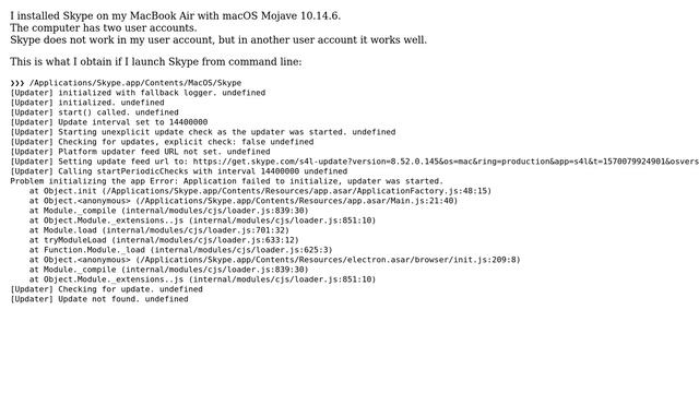 Apple: Skype does not work for a given account смотреть онлайн