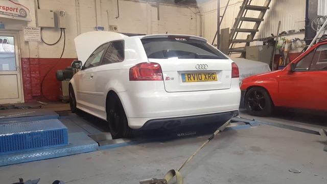 Audi S3 8P Stronic Stage 2+ ECU And DSG Launch Control Remap Flames NV Motorsport