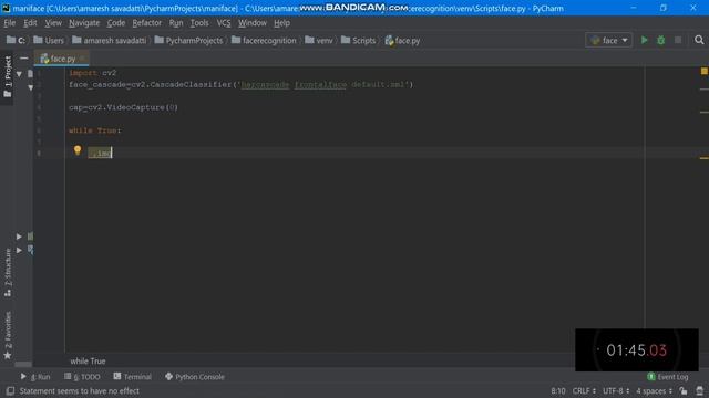 Ai Face detection in 5 min using Opencv and python(ಕನ್ನಡ)|Opencv tutorial | kannada смотреть онлайн