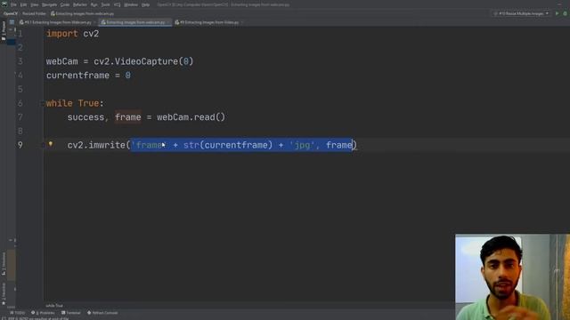 14) Extract Images/ Frames from Webcam in 6 minutes! | Complete OpenCV Tutorial in Python смотреть онлайн