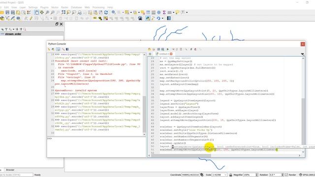 QGIS Python (PyQGIS) - Add legend and scalebar to map layout смотреть онлайн