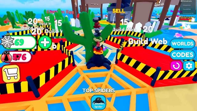 Как я стала ПАУКОМ в Роблокс Тайкон? Be a Spider Tycoon в Roblox смотреть онлайн