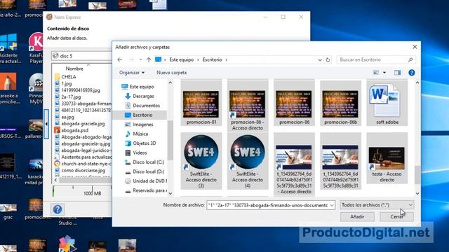 Como usar Nero Express y Grabar o Quemar datos en un disco DVD смотреть онлайн
