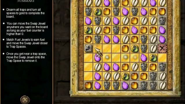 Jewel Quest :The Sleepless Star-How to play Disarm Trap mode смотреть онлайн