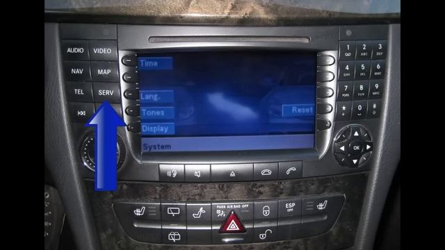 Mercedes E-Class W211 - How to enter Engineering Mode смотреть онлайн
