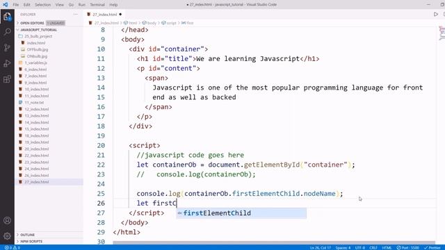 #27 JavaScript DOM Navigation | Navigating to Parent to Child and other nodes easily смотреть онлайн