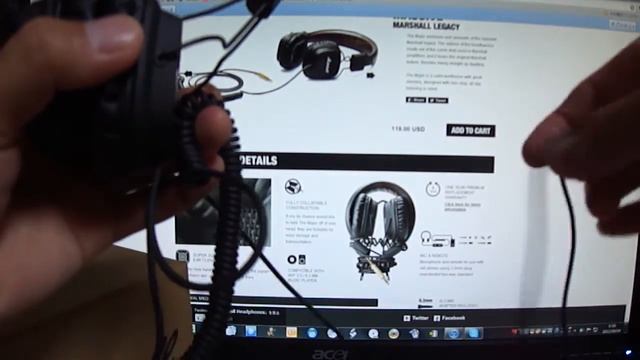 Marshall HEADPHONES MAJOR　レポート смотреть онлайн