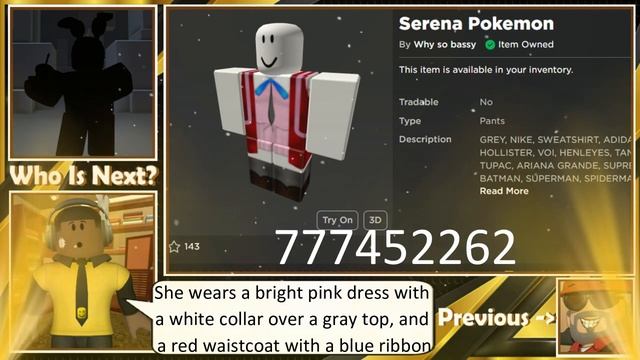 Pokemon - Serena Roblox Cosplay Tutorial смотреть онлайн