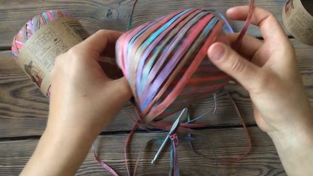 Обзор пряжи Fibra Natura Raffia