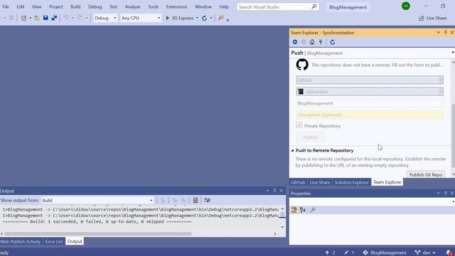 [Tips Beginner]Publish to Github from Visual Studio 2019 смотреть онлайн