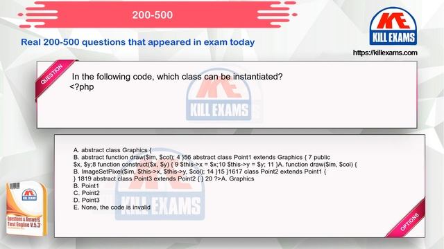 200-500 - Zend PHP 5 Real Exam Questions and Answers by Killexams.com смотреть онлайн
