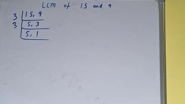 LCM of 15 and 9 смотреть онлайн