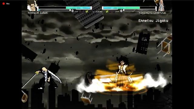 Kenpachi TYBW VS Yamamoto(All Form) in Jump Force Mugen смотреть онлайн