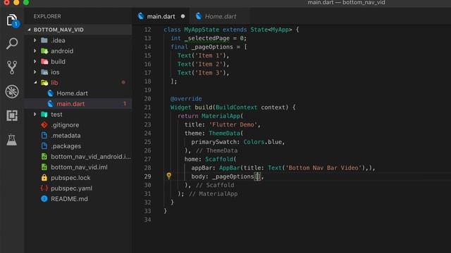 Adding a Bottom Navigation Bar in Flutter смотреть онлайн