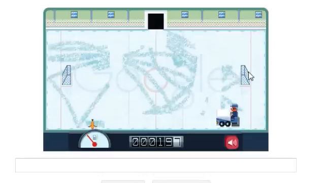 Let's Waste Time - Google Doodle ~ Zamboni Game смотреть онлайн