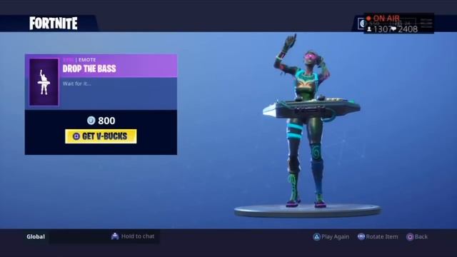 STREAMERS REACT TO NEW “DROP THE BASS” EMOTE/DANCE - FORTNITE ITEM SHOP OCTOBER 7TH! смотреть онлайн