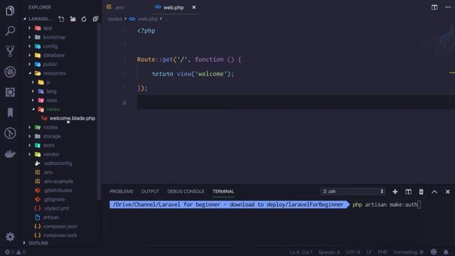 Lecture 9 Create Login Register auth in Laravel | PHP framework Laravel Master Course смотреть онлайн