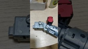 Замок зажигания Renault Kangoo-2, чистое снятие.