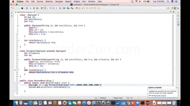 what is method overriding? (Full Java Training in Malayalam) смотреть онлайн