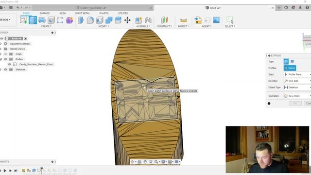 How to convert STL Mesh to a Solid Body in Fusion 360 (2022) смотреть онлайн