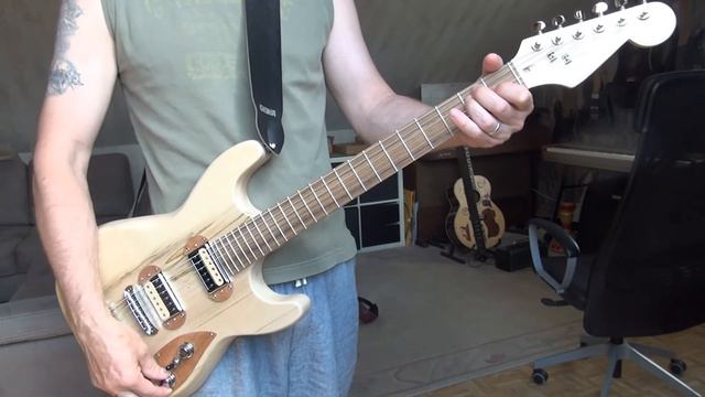 Meine selbstgebaute E-Gitarre mit dem Rockinger Dream Team Pickup Set смотреть онлайн