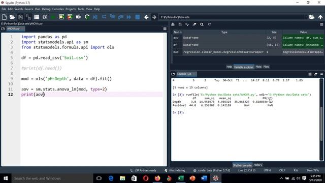 How to perform Analysis of Variance (ANOVA) | One-way and Two-way ANOVA with Python смотреть онлайн