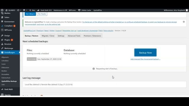 Wordpress Backup machen ( UpdraftPlus, Jetpack, All-In-One WP) | QLANDO смотреть онлайн