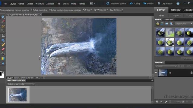 Kurs Adobe Photoshop Elements 9 [lekcja#7] - Obracanie смотреть онлайн