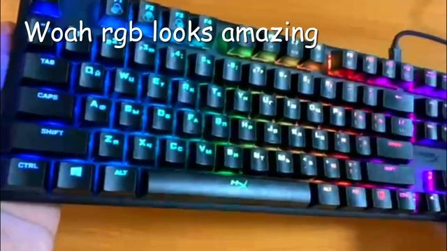 Unboxing HyperX Alloy Origins Core with HX RED LINEAR SWITCHES | SOUND TEST | RGB смотреть онлайн